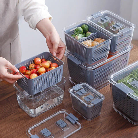 Smart Storage Bin For Veggies & Fruits
