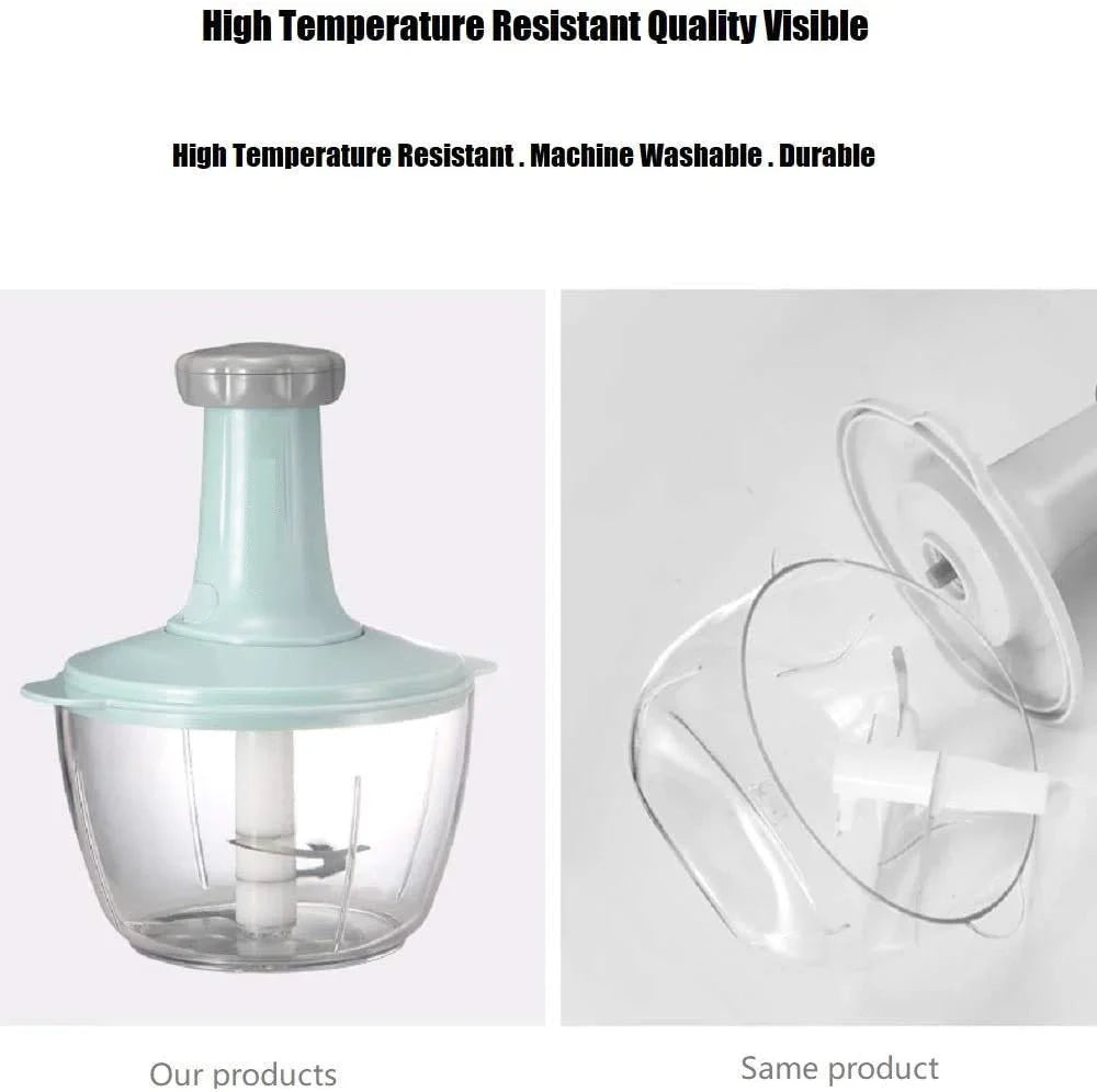 UNiiCART Manual Speedy Hand Press Food Chopper