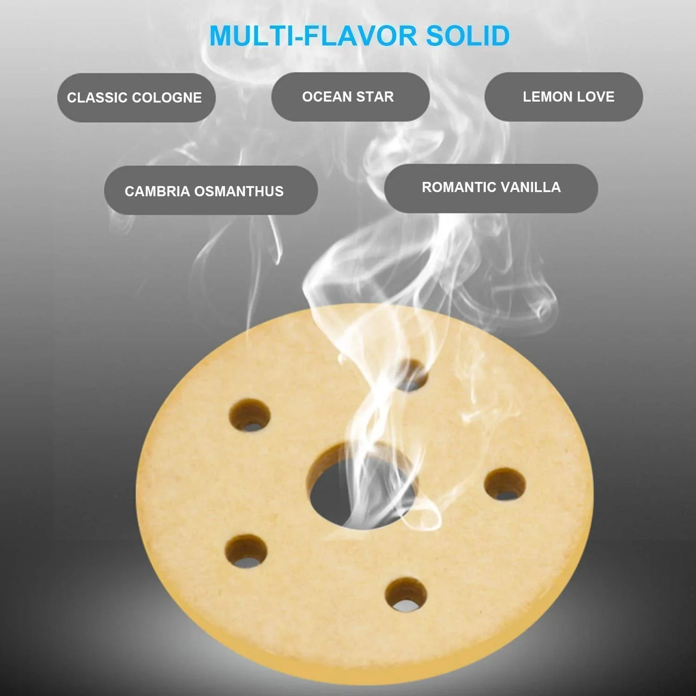 ROTATING SOLAR CAR AIR FRESHENER