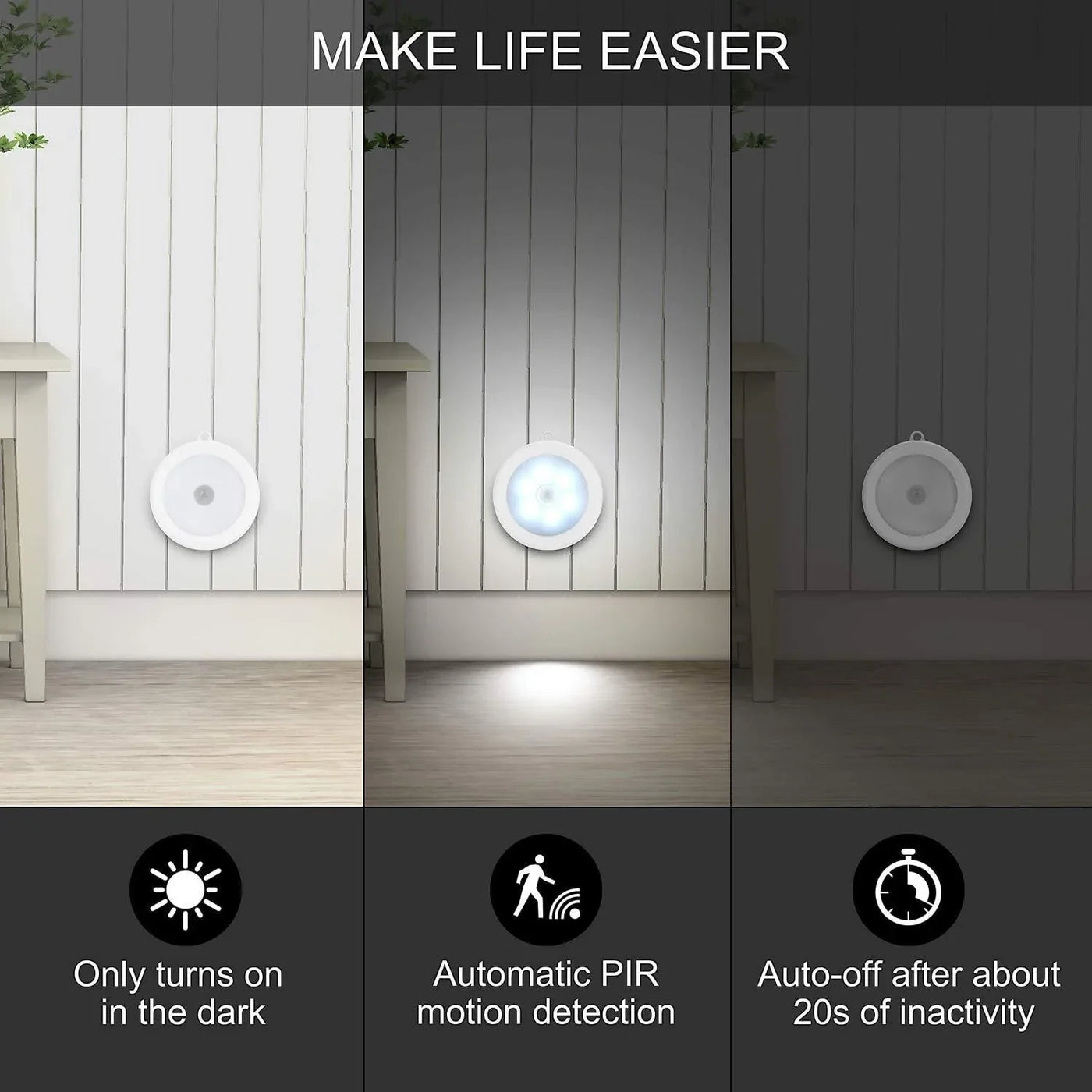 Smart LED Motion Sensor Light (Buy 1 Get 1 Free)