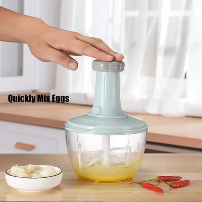 UNiiCART Manual Speedy Hand Press Food Chopper