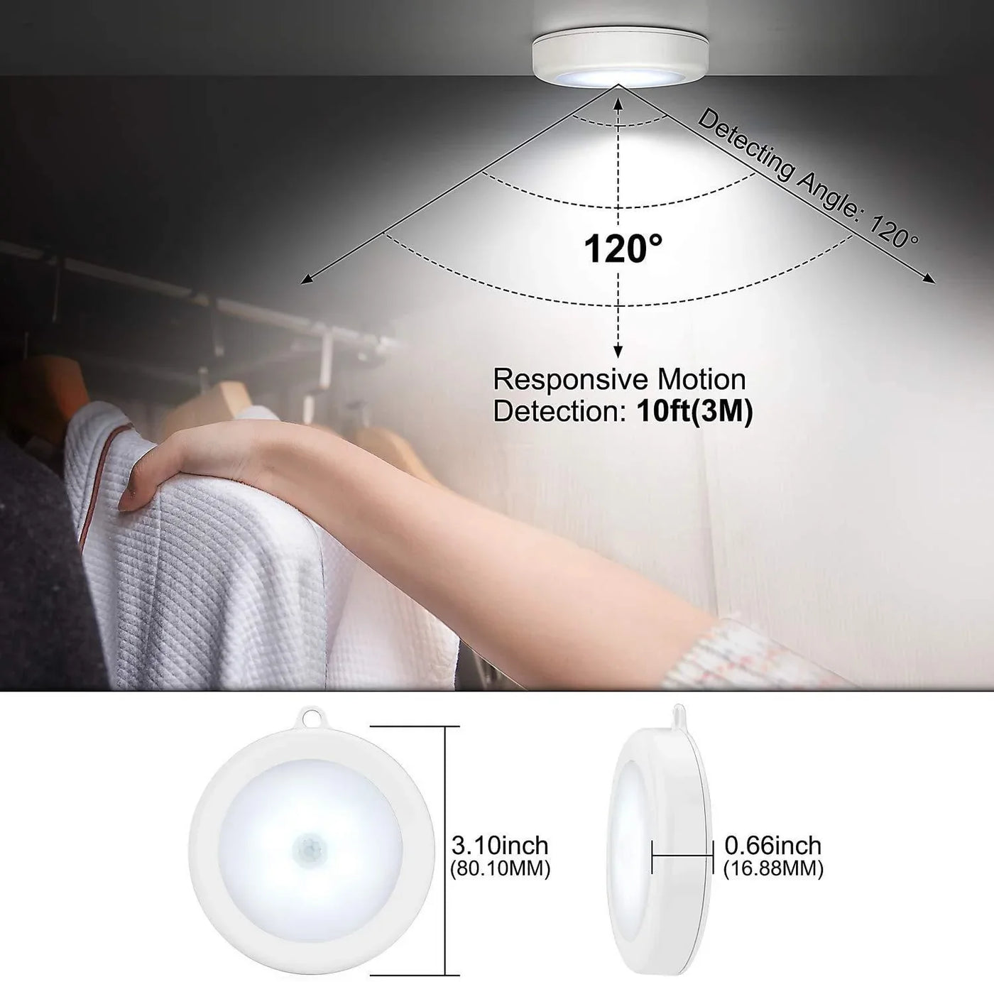 Smart LED Motion Sensor Light (Buy 1 Get 1 Free)