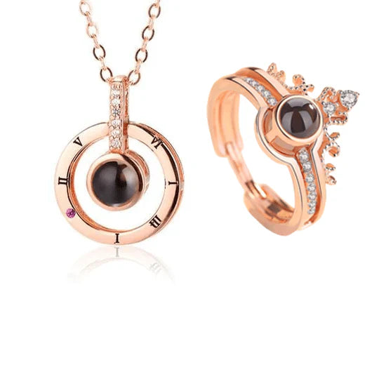 VALENTINE'S SPECIAL 100 Languages "I LOVE YOU" Crown Ring