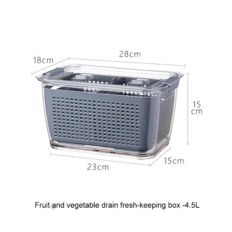 Smart Storage Bin For Veggies & Fruits