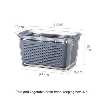 Smart Storage Bin For Veggies & Fruits